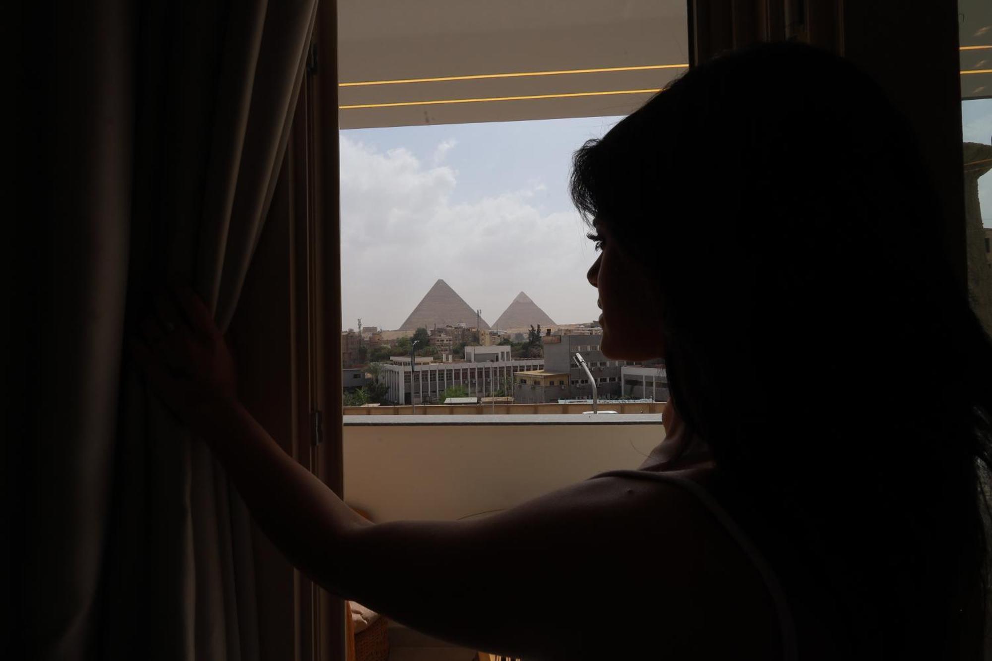 The Muse Pyramids Inn Kafret el-Gabal Екстериор снимка