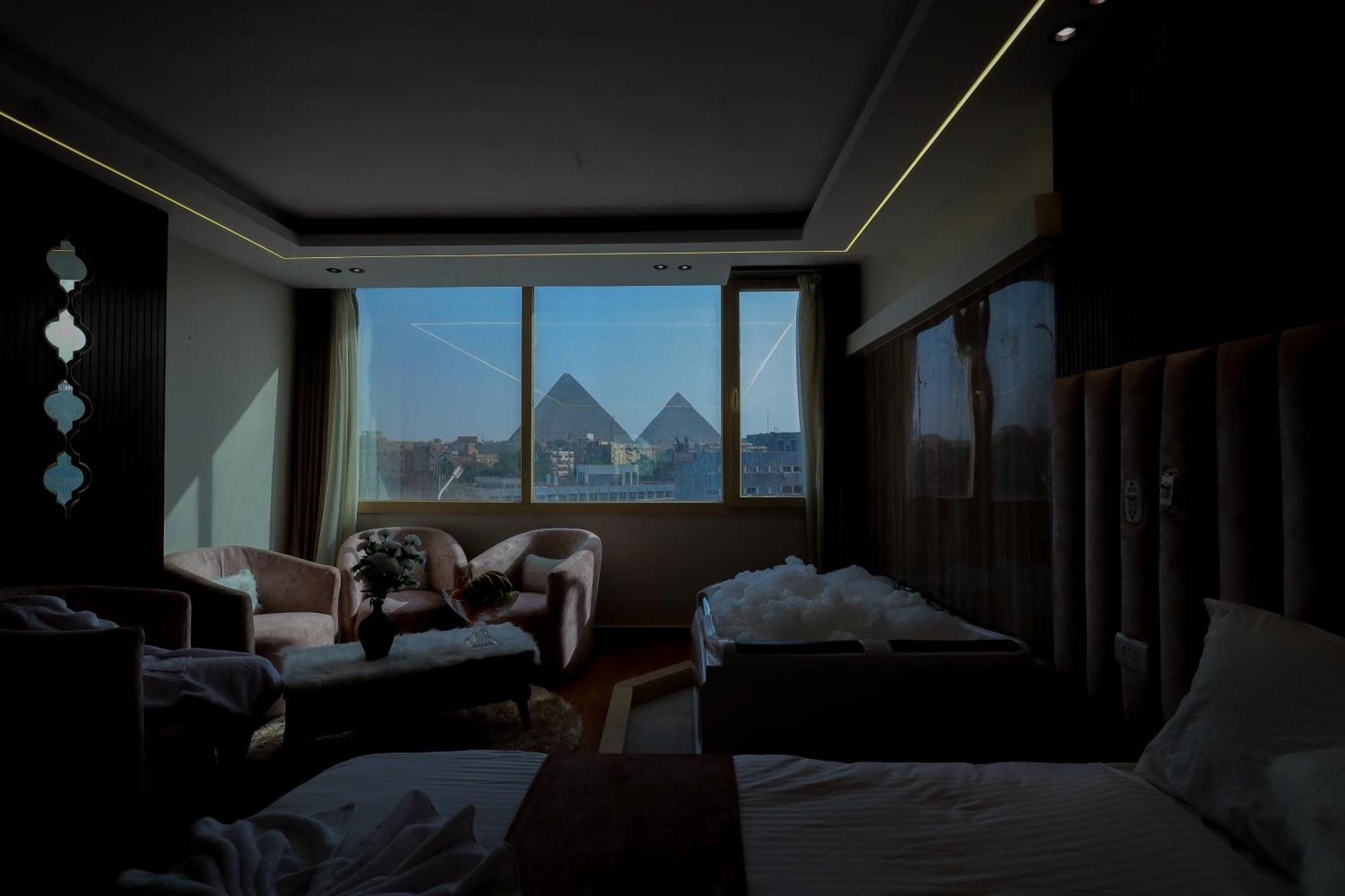 The Muse Pyramids Inn Kafret el-Gabal Екстериор снимка