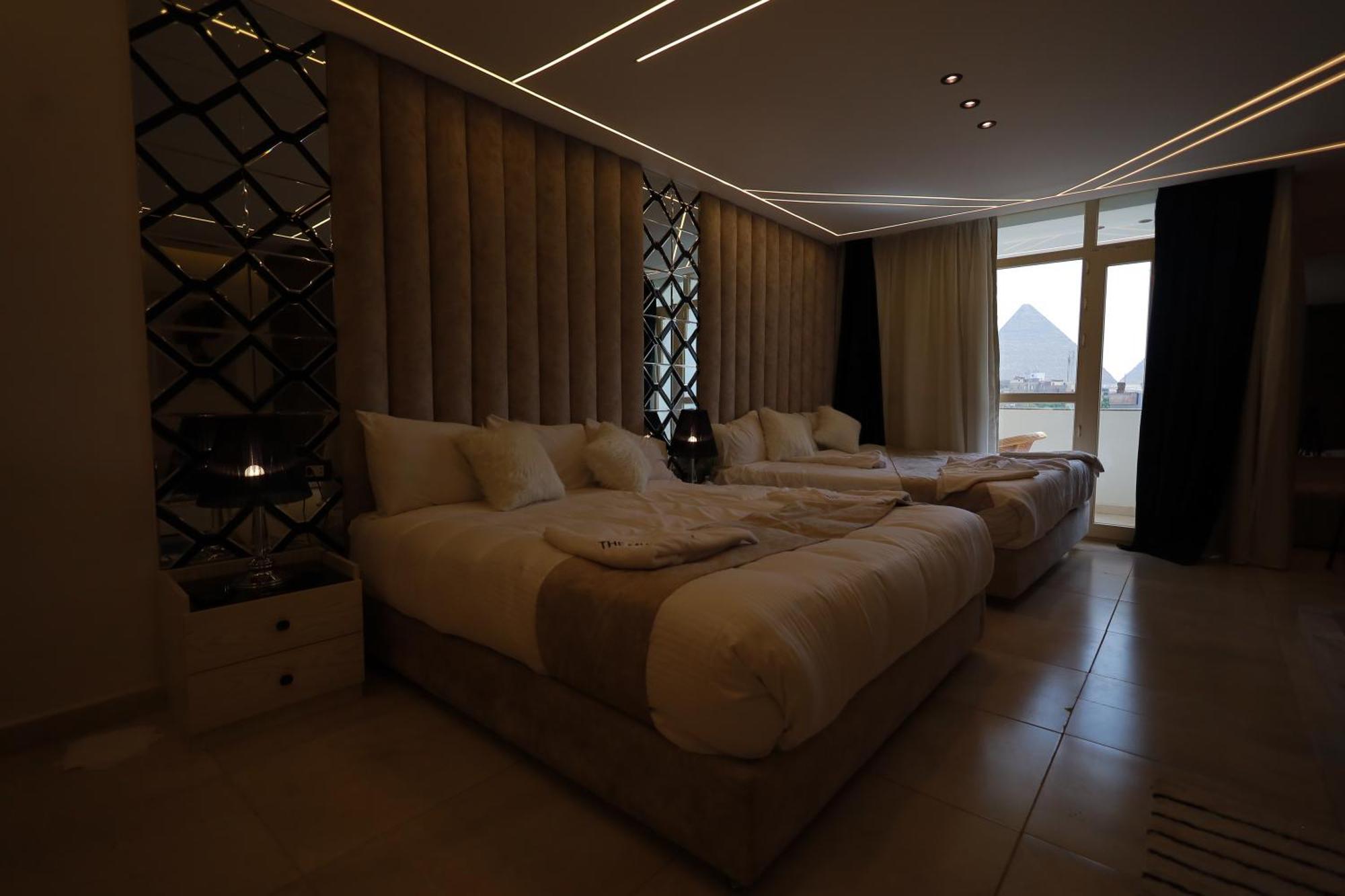 The Muse Pyramids Inn Kafret el-Gabal Екстериор снимка
